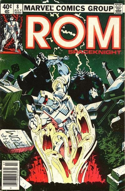 Rom #8 (Newsstand) FN ; Marvel | Spaceknight Bill Mantlo