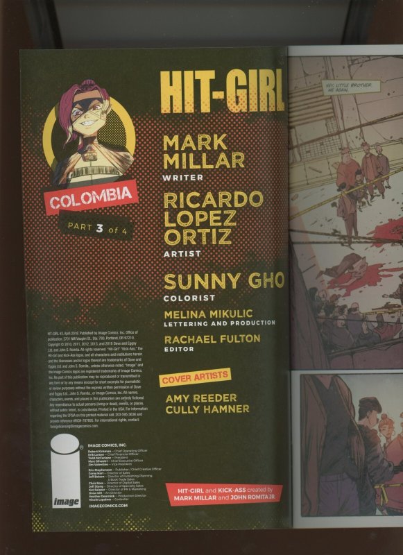 (2018) Hit-Girl #3: VARIANT COVER B! WE COMBINE SHIPPING! (9.2 OB)