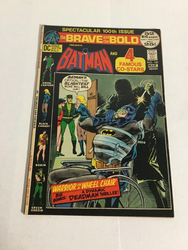 Brave And The Bold 100 Vf- Very Fine- 7.5 DC Comics