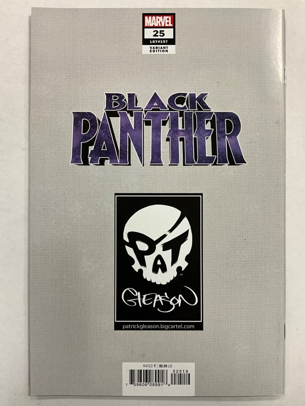 Black Panther #25 Gleason Virgin Cover