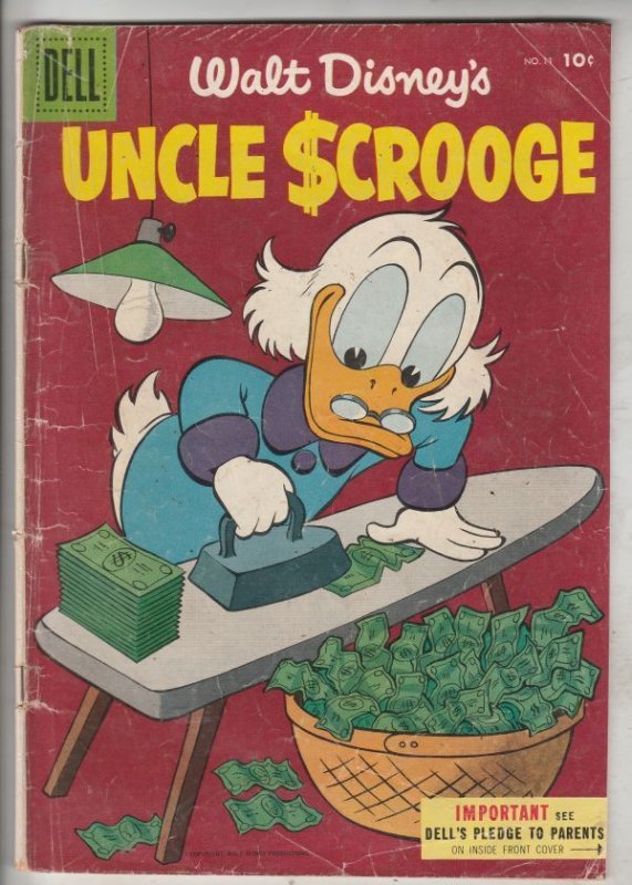 Uncle Scrooge, Walt Disney #11 (Sep-55) VG+ Affordable-Grade Uncle Scrooge