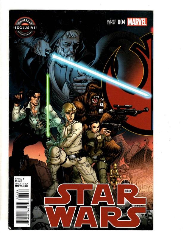 Star Wars # 4 VF Gamestop Exclusive Variant Cover Marvel Comic Book TW65