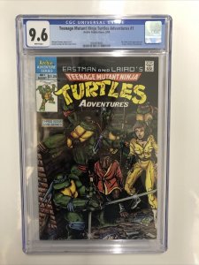 Teenage Mutant Ninja Turtles Adventure # 1 (CGC 9.6) Canadian Price Variant