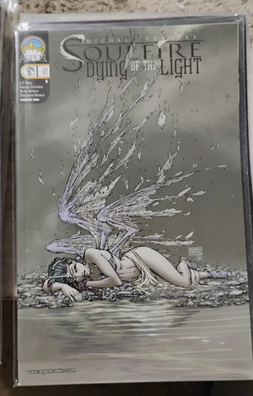 SOULFIRE- DYING OF THE LIGHT   # 5 2005 ASPEN COMICS MICHAEL TURNER