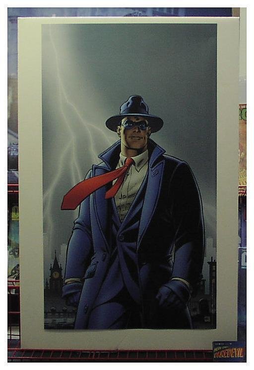 Eisner's THE SPIRIT POSTER by Dave Gibbons tribute to Will Eisner !! 20 x 30