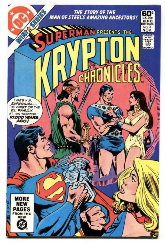 KRYPTON CHRONICLES #3, VF/NM, Superman, SuperGirl, DC, 1981 more in store