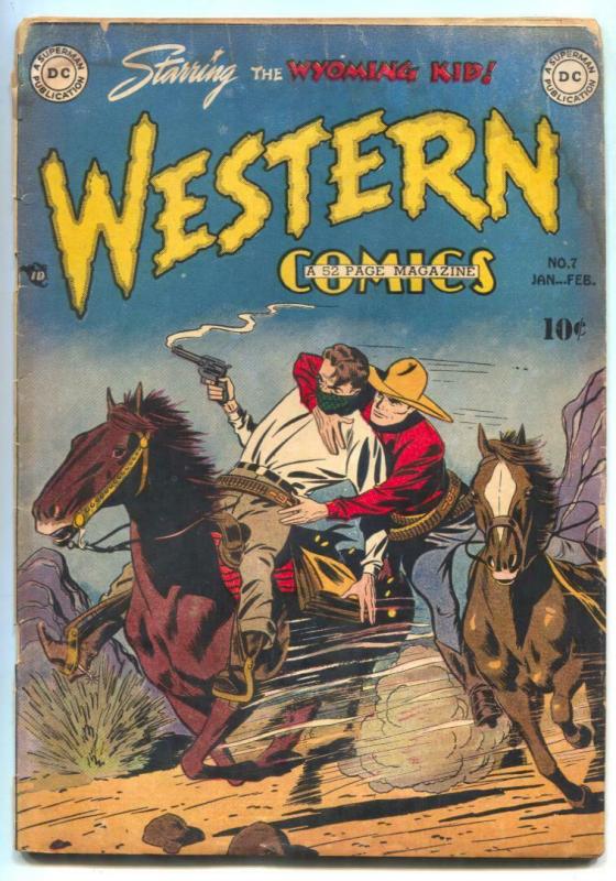 Western Comics #7 1949-WYOMING KID- DC golden age G 