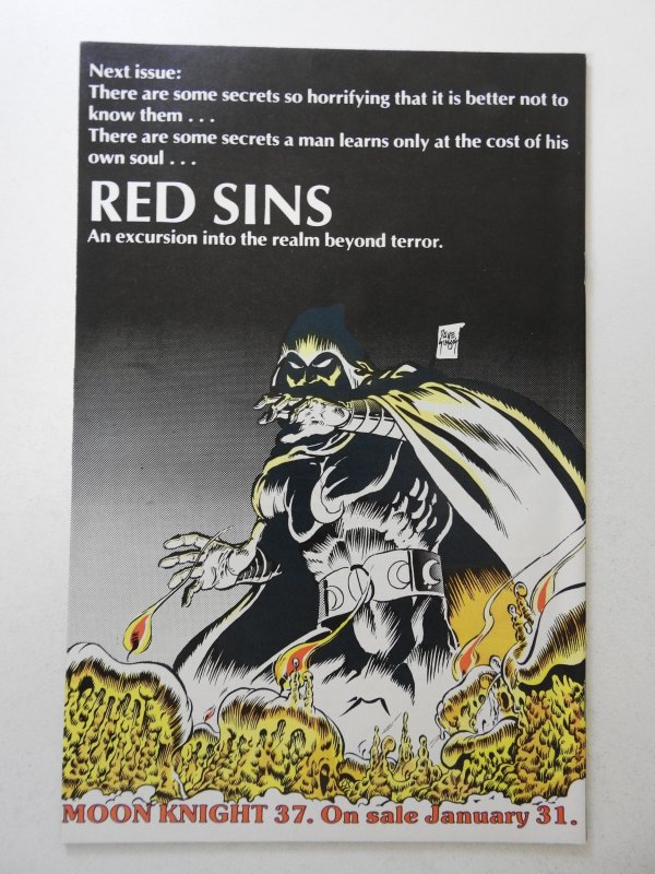 Moon Knight #36 (1984) VF Condition!