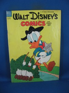 WALT DISNEY COMICS STORIES 157 VG+ DELL 1953 BARKS UNCLE SCROOGE