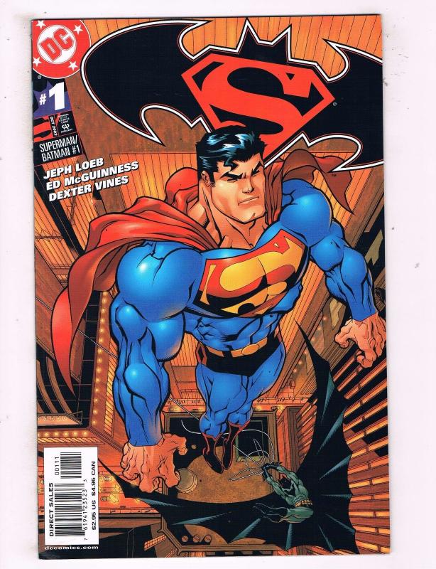 Lot Of 3 Superman Batman DC Comic Books # 1 (2 Copies, Variant) Annual # 1 TW15