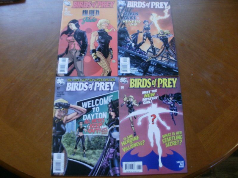 4 DC Comic: BIRDS OF PREY #95 Black Jade #96 Alice #97 Piper #98 Mystery Girl