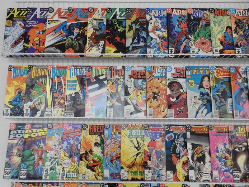 Huge Lot of 190+ Comics W/ Action Comics, Manbat, Blackhawk, Firestorm Avg. VF-