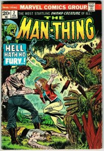 Man-Thing #2 (1975) - 5.0 VG/FN *Nowhere to Go But Down*