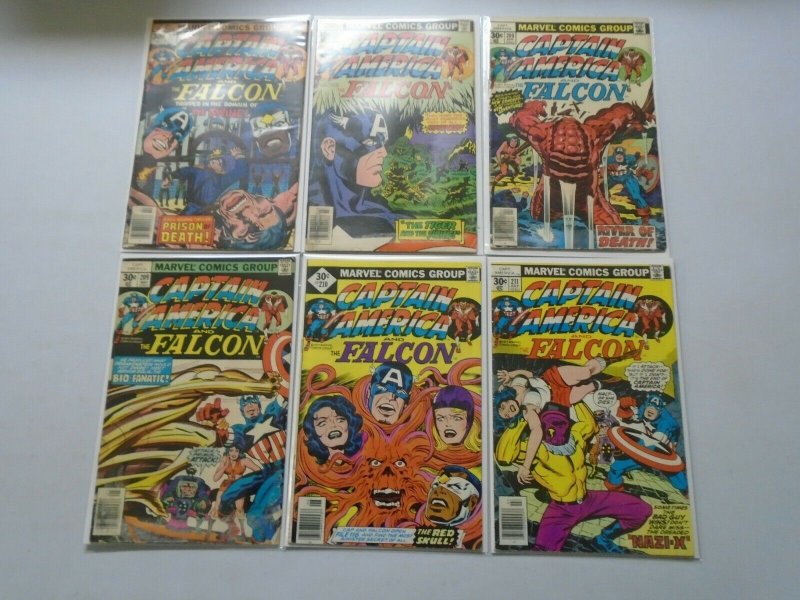 Captain America and The Falcon Comic Lot #183-211 19 Diff Avg 4.0 VG (1975-77)