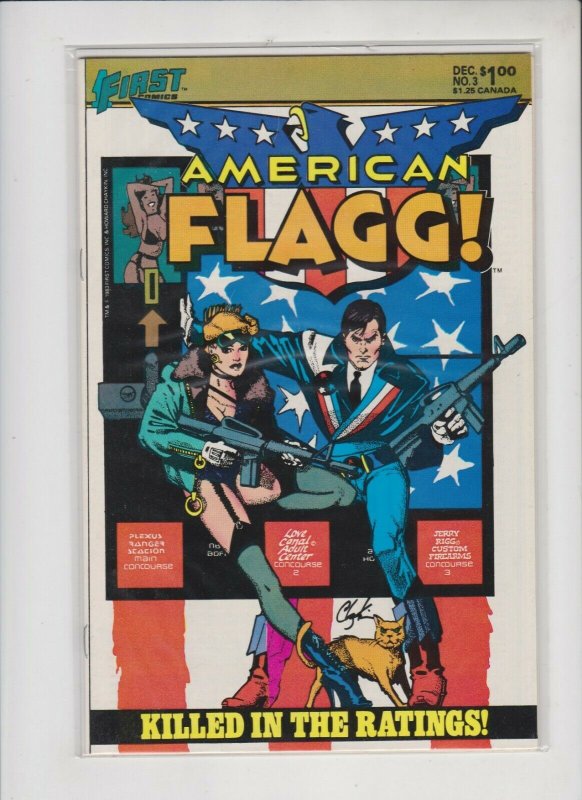 AMERICAN FLAGG V1 #3 1983 FIRST COMICS / UNREAD / HIGH QUALITY