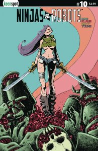 NINJAS & ROBOTS #10 COVER C BEEZER KEENSPOT ENTERTAINMENT 2021 EB173