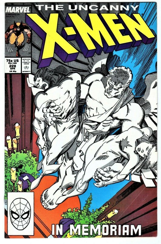 Uncanny X-Men 1963 1st Series #228 Deadly Games! MINT