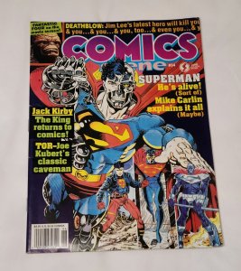 Comic Scene #34, 1993, Superman Rebirth, Jack Kirby