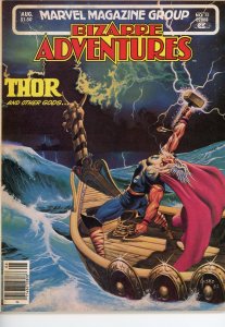 Bizarre Adventures #32  (Magazine)  F/VF 1982 Thor & Other Gods! Bolton Art!