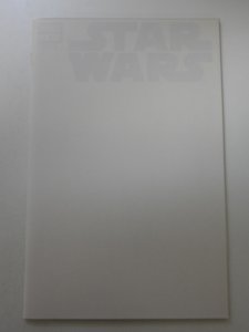 Star Wars #1 Blank Cover Variant W/Protective Sheet Beautiful NM Condition!