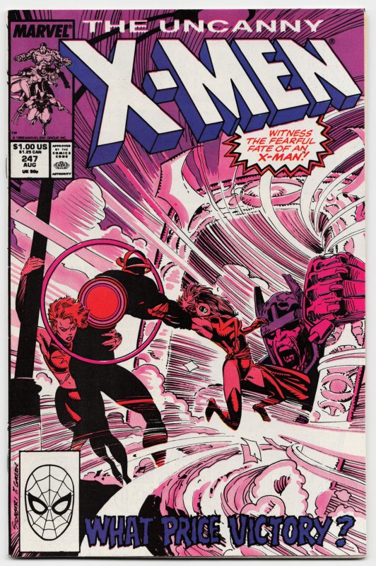The Uncanny X-Men #245 Direct Edition (1989) X-Men