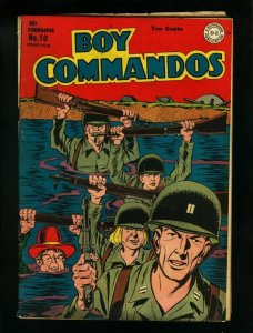 Boy Commandos--#10--1945--COMIC BOOK--DC--VG-