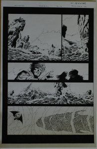 PHILIP TAN / JEFF Jeff De Los SANTOS original art, GODSLAYER #6 pg 17, 11x17