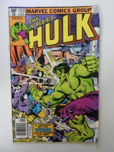 The Incredible Hulk #255 (1981) FN- condition