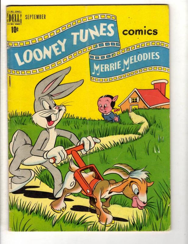 Looney Tunes And Merrie Melodies 95 Fn Dell Golden Age Comic Book Bugs Bunny Jl8 Comic Books 