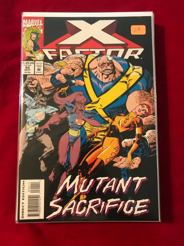 X-Factor #94 VOL. 1 Copper Age Marvel Comic  - $2 Bin Dive  - Combined Shipping 