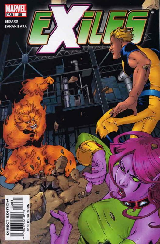 Exiles (Marvel) #58 VF/NM; Marvel | save on shipping - details inside