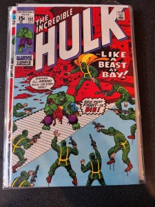 ​INCREDIBLE HULK #132 fine+ bronze age