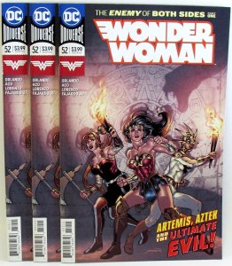Wonder Woman Lot of 3 #52 x3 DC Comics (2018) 5th Series 1st Print Comic Books