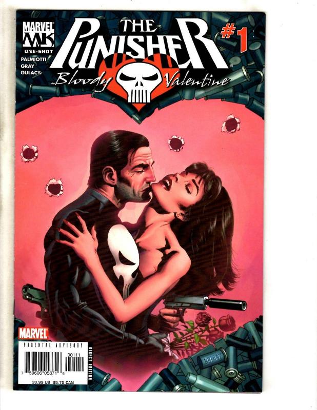 6 Punisher Marvel Comics # 1 + #1 + Armory 3 + School Special 1 2 Valentine CR35