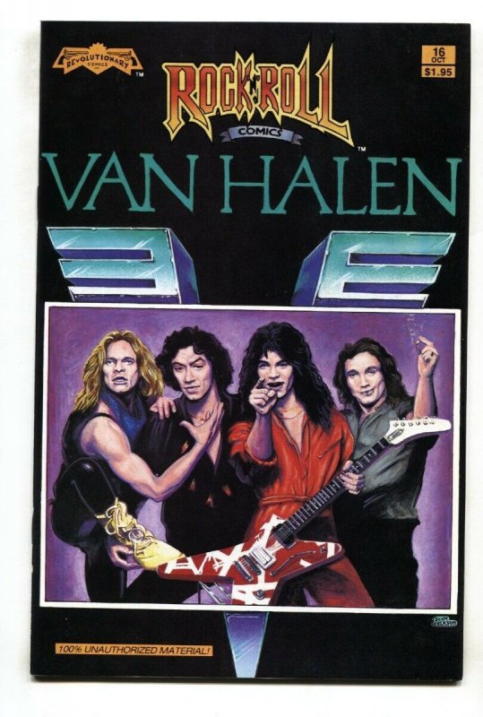 Rock N Roll Comics #16 1989- Van Halen-1st Print-COMIC BOOK