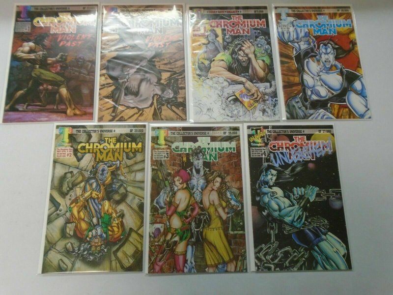 Chromium Man 2 sets #0-10 and Violent Past #1+2 6.0 FN (1994)