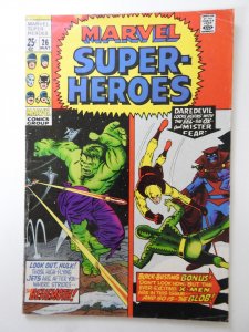 Marvel Super-Heroes #26  (1970) Sharp VG Condition!!