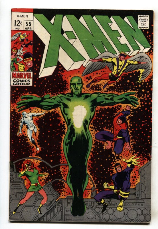 X-MEN #55--comic book--1969--MARVEL--comic book--FN/VF