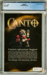 Canto #1 (2019) CGC 9.2! White Pages!