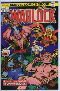 WARLOCK #12 - 6.0, WP - Starlin - Thanos saga - Autograph