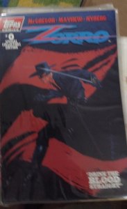 ZORRO # 0 1993 TOPPS COMICS  DRINK THE BLOOD STAIGHT