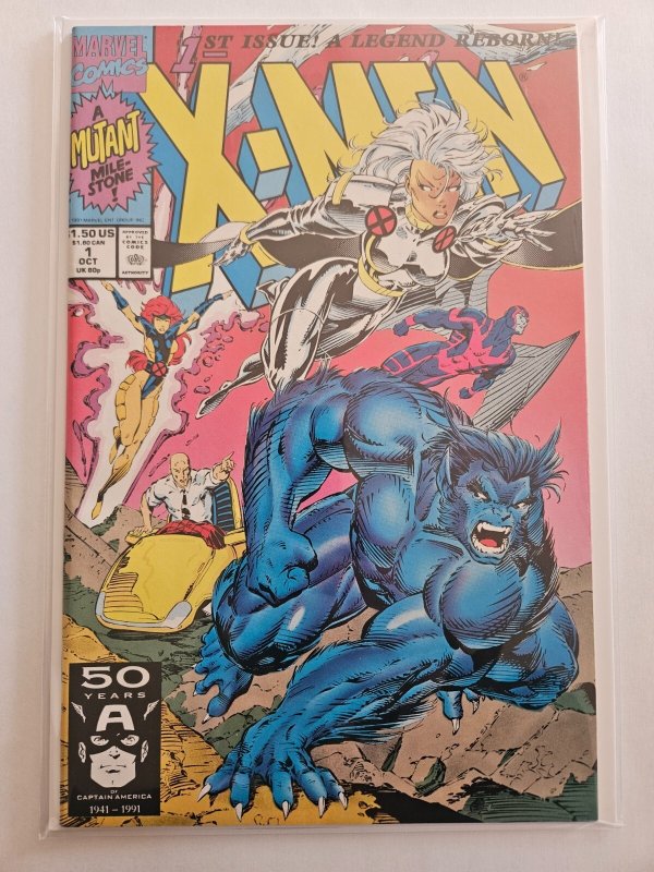 Marvel X-Men #1 Variant Covers A-D (1991) Set