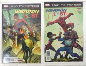 Hunt For Wolverine: Weapon Lost Lot of 2 #2, 3 (2018) Marvel Comics 1st Print