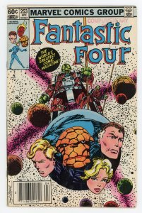 Fantastic Four #253 (1961 v1) John Byrne Annihilus Newsstand FN