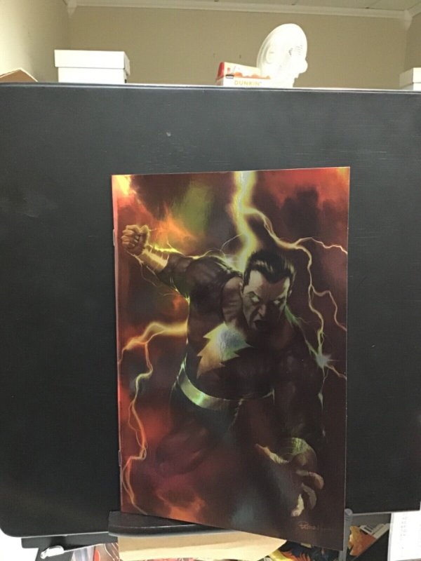 APR223150 - BLACK ADAM #1 CVR H 1:100 PARRILLO FOIL VAR - Previews World