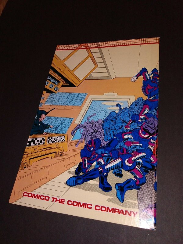 1987 Justice Machine 1 Comico Tony Isabella Fine -