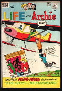 Life With Archie #37 1965-Archie-Betty & Veronica bound & gagged-Aviation cov...