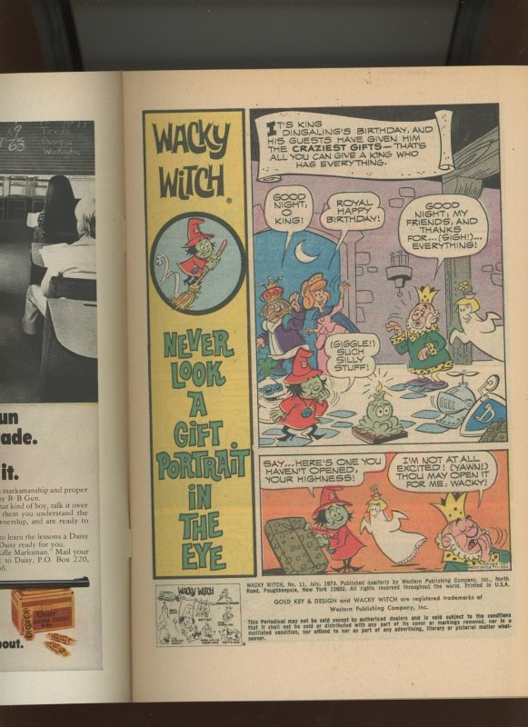 (1973) Wacky Witch #11: BRONZE AGE! WE COMBINE SHIPPING! (8.5/9.0)
