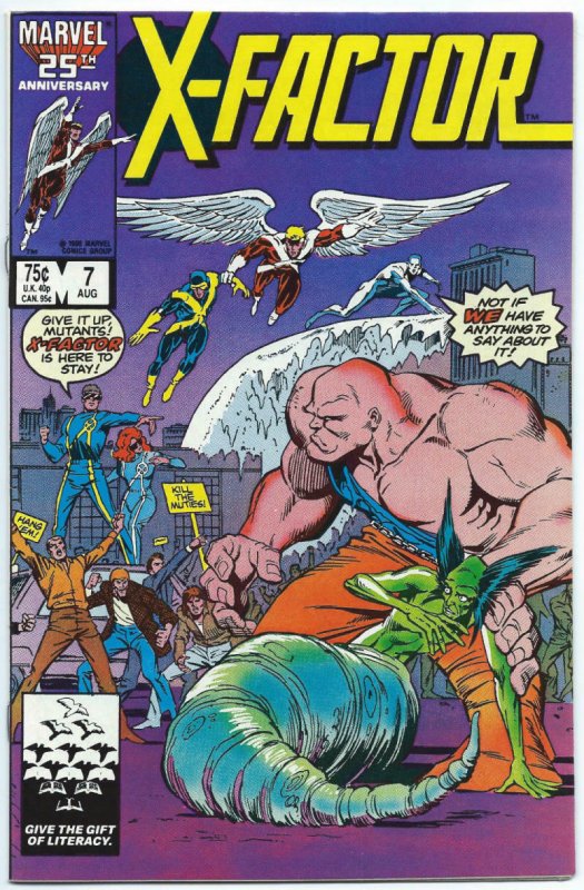 X-FACTOR #7, NM, Rubenstein, Guice, Fall Out, 1986, Marvel, more in store