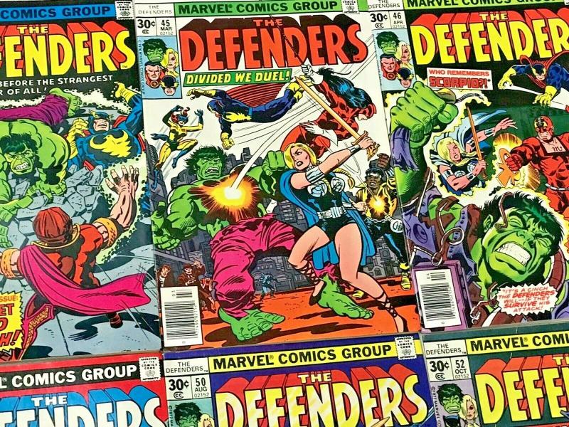 DEFENDERS#42-56 VF LOT 1976 (14 BOOKS) MARVEL BRONZE AGE COMIC
